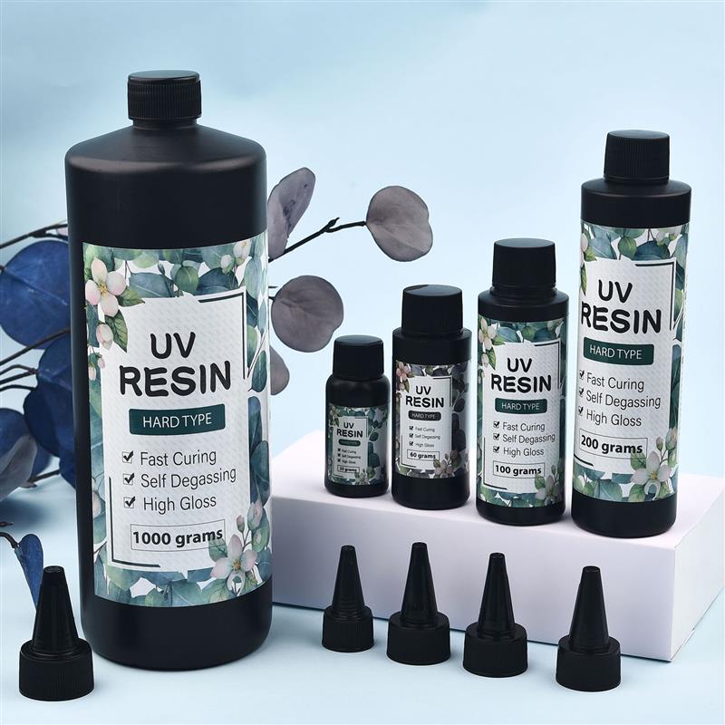Epoxy Uv Resin Kit - Hard UV Resin Glue Crystal Clear