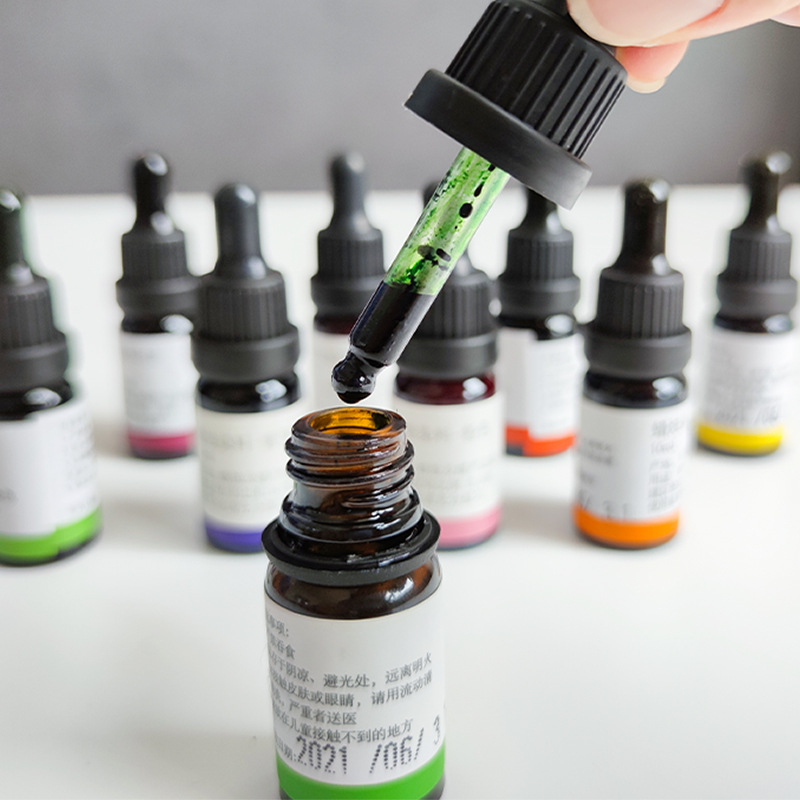 10ml Liquid Candle Dye High Co - Resin Pigment Set recension och pris