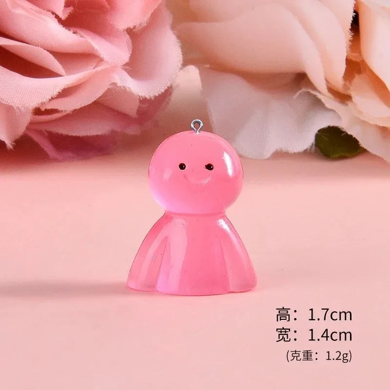 10Pcs Glow In Dark Cartoon Dol - Resin Crafts Diy recension och pris