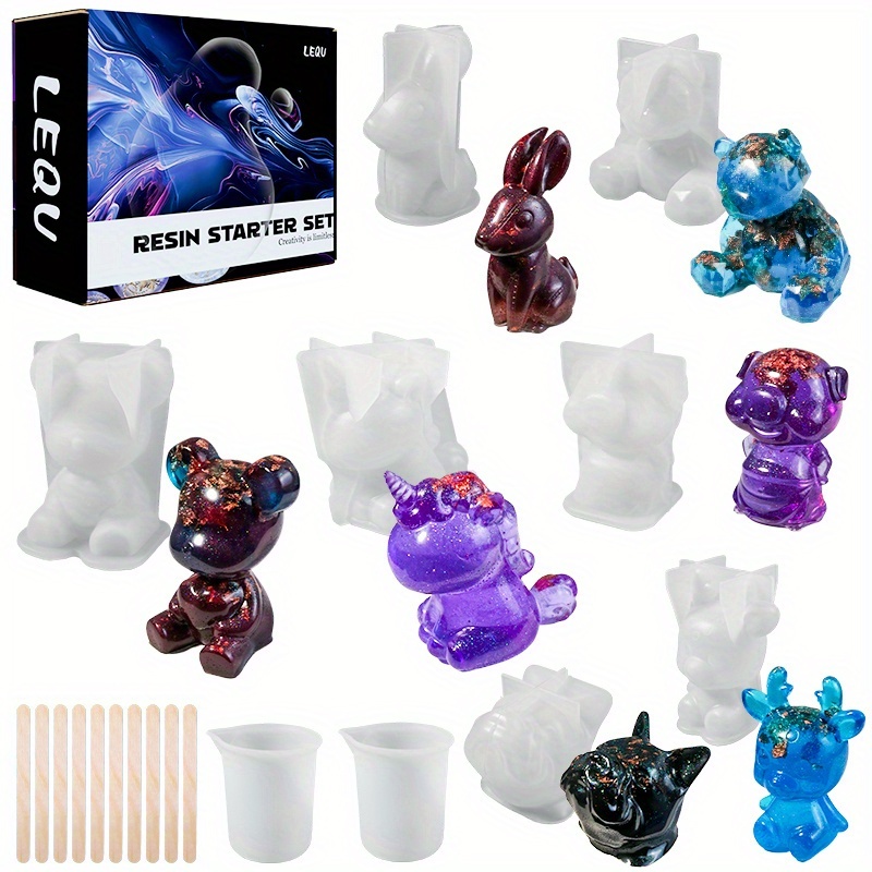 19pcs Resin-Made Mold Set, Sui - Resin Jewelry Kit recension och pris