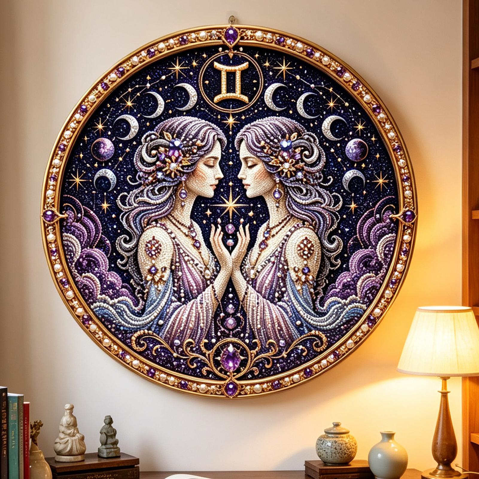 12 Zodiacs Signs Pearl Art Kit - Resin Craft Kit recension och pris