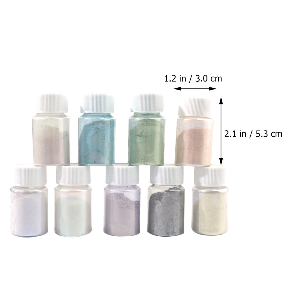 9Pcs Mica Pigment Powder Set C - Resin Pigment Set recension och pris